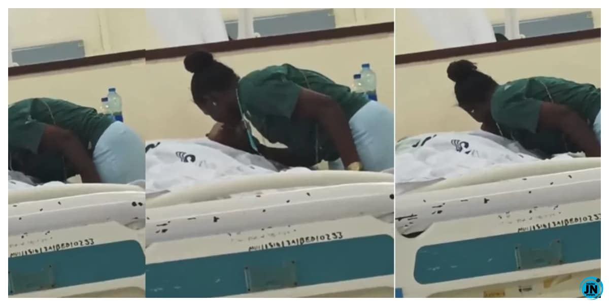 Nurse Filmed Kissing Male Patient In Hospital Bed Justnaija